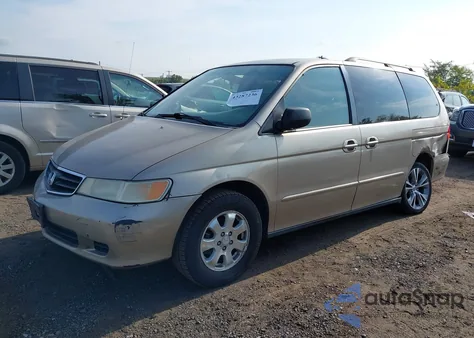 2002 Honda Odyssey Ex from USA, damaged, VIN 5FNRL18642B000763